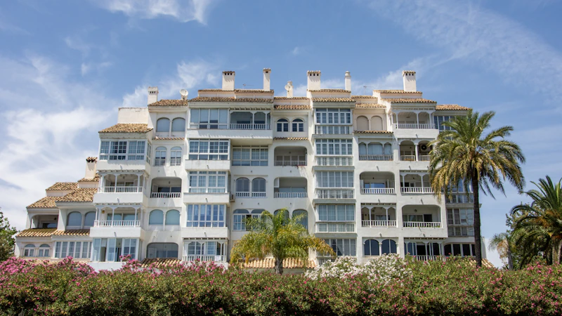 Apartamento turístico en la costa mediterránea española
